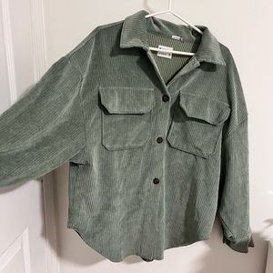 Oversized Corduroy Shacket